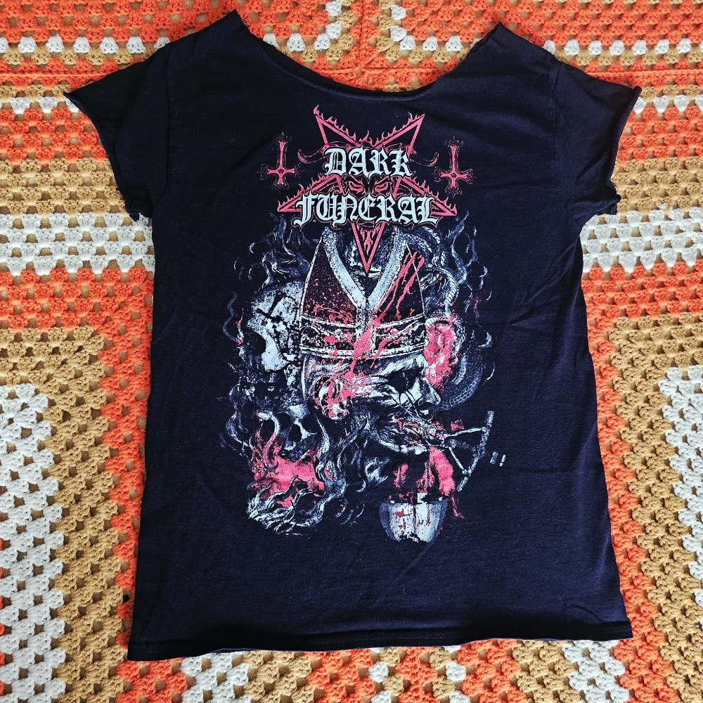 Dark Funeral Black Metal Band Merch Mens Unisex Tee Tshirt